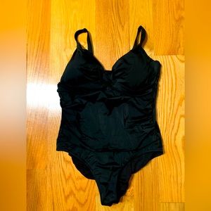 Cute black one piece swimsuit in size 20.
